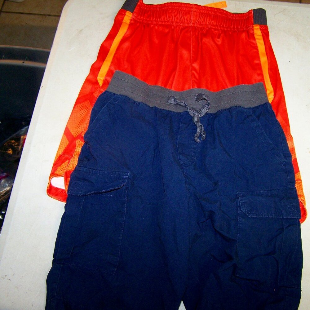 Shorts Size Large (10 - 12): Russell Orange and Highland Blue